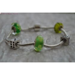 Bracelet style PANDORA vert