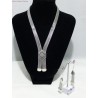 Collier en inox losange