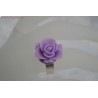 Bague fleur mauve
