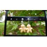 Boucles d'oreilles bonhomme pain d'épice